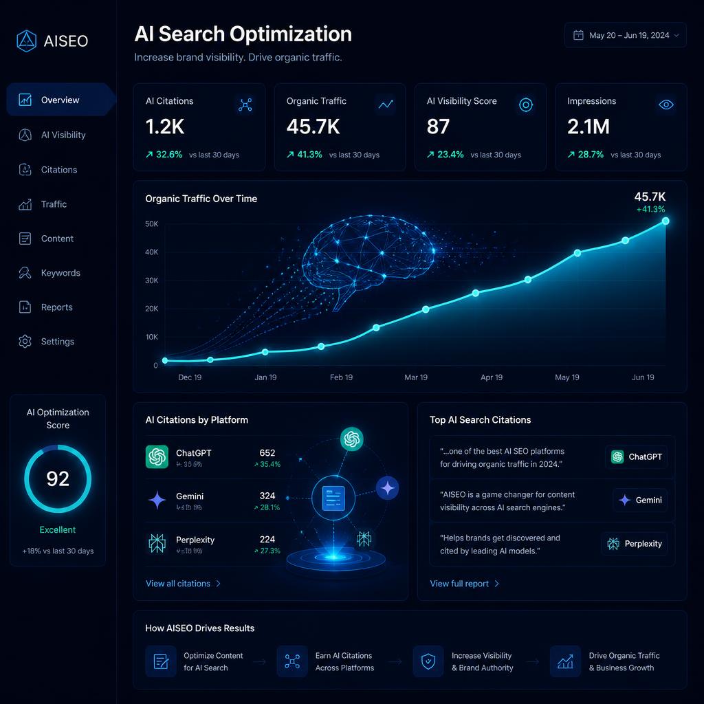 How AI Search Optimization Tools Increase Organic Traffic (2026 Data-Backed Guide)